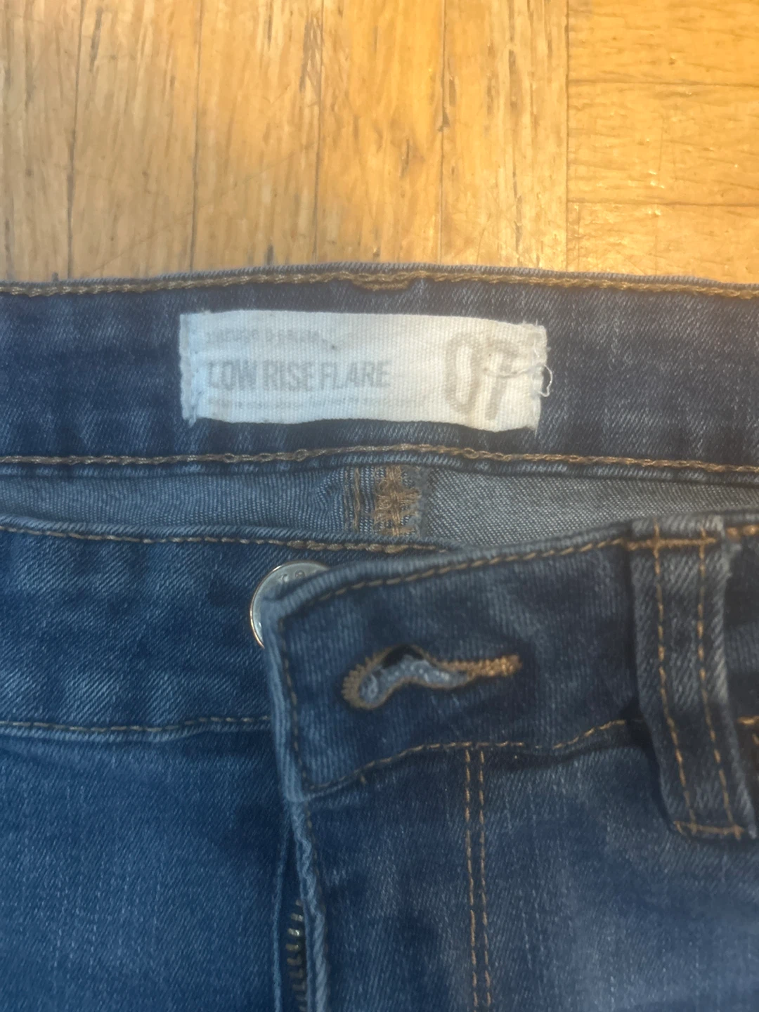 Denim Low Rise Flare Jeans - photo 2