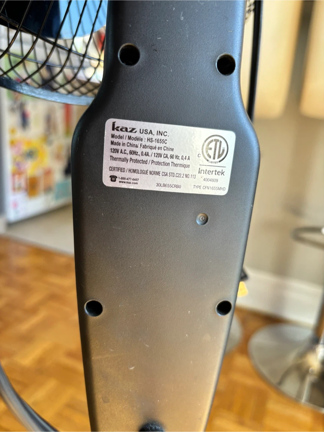 Honeywell Standing Oscillating Fan - photo 3