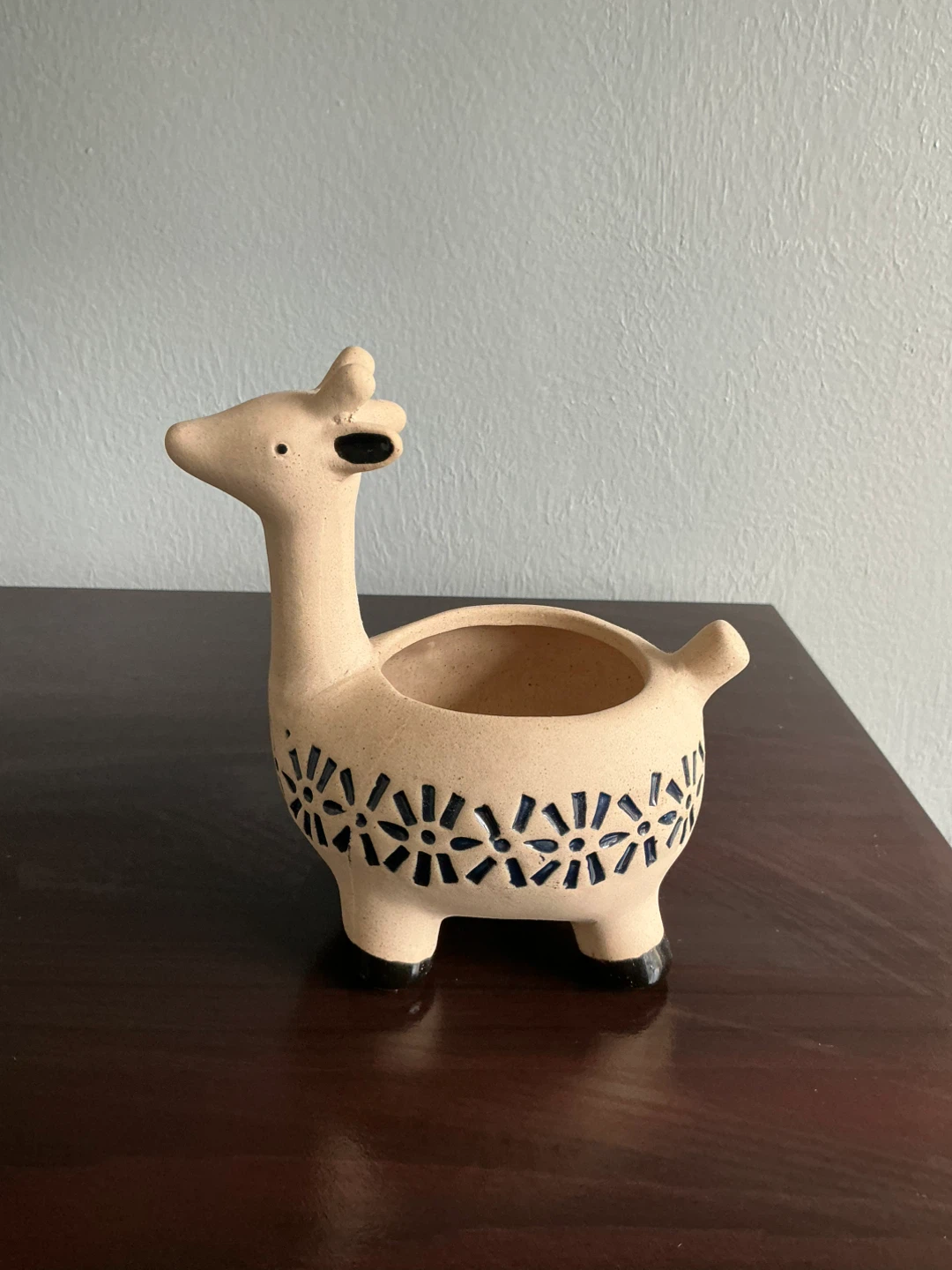 Ceramic Llama Planter Pot