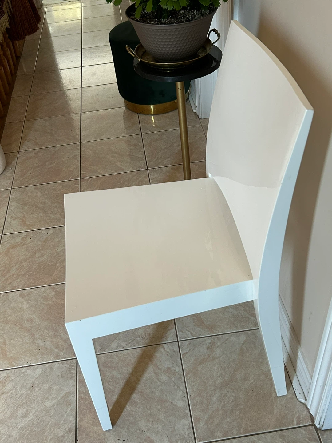 White Modern Chair - photo 2