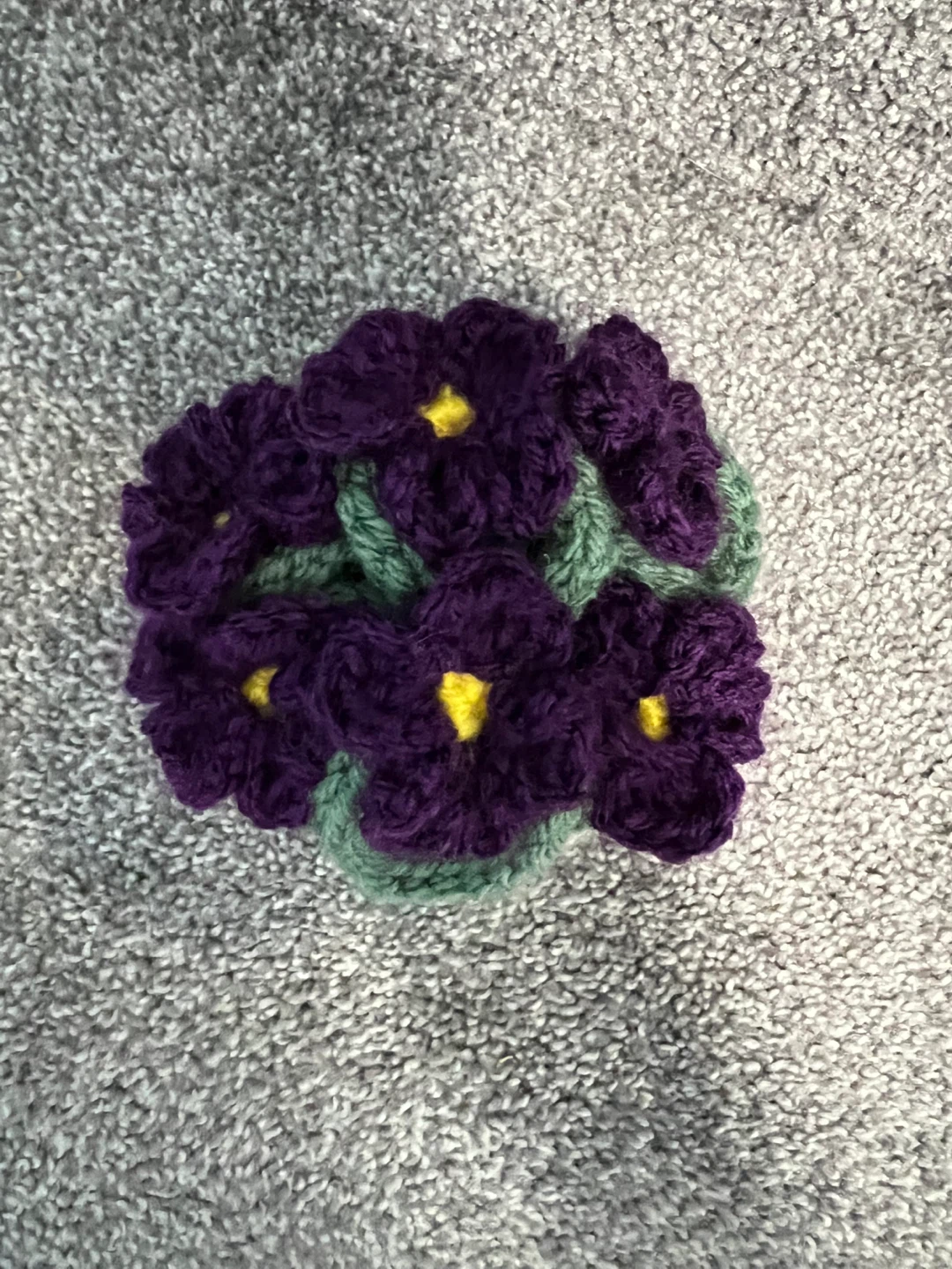 Crochet African Violet - photo 2