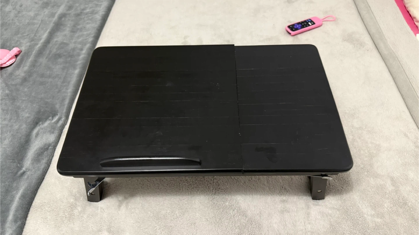 Black Portable Laptop Bed Tray Table