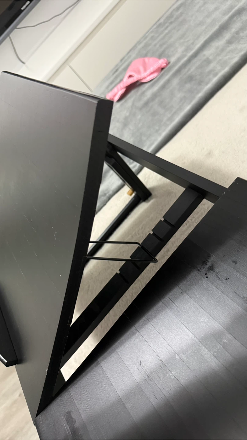 Black Portable Laptop Bed Tray Table - photo 3