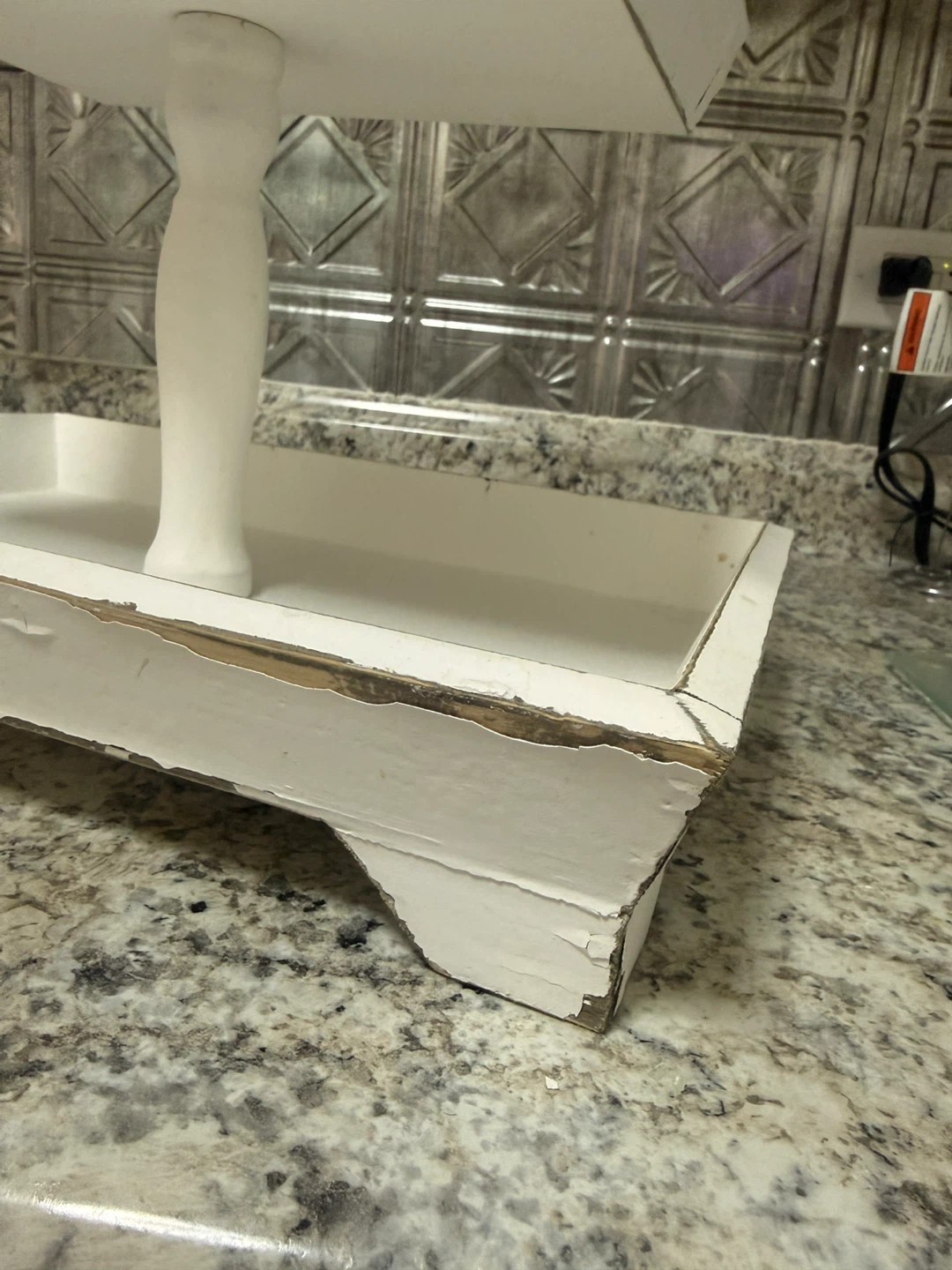 White Tiered Display Stand - photo 3