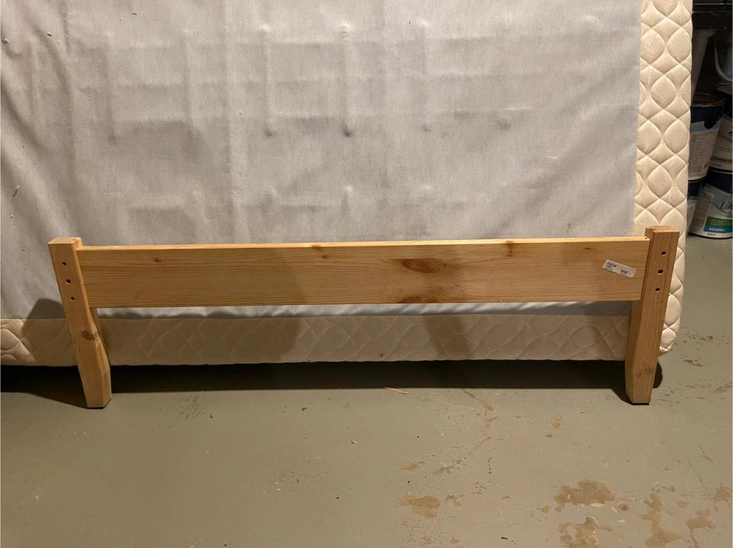 IKEA Wooden twin Bed Frame Headboard and Slats - photo 2