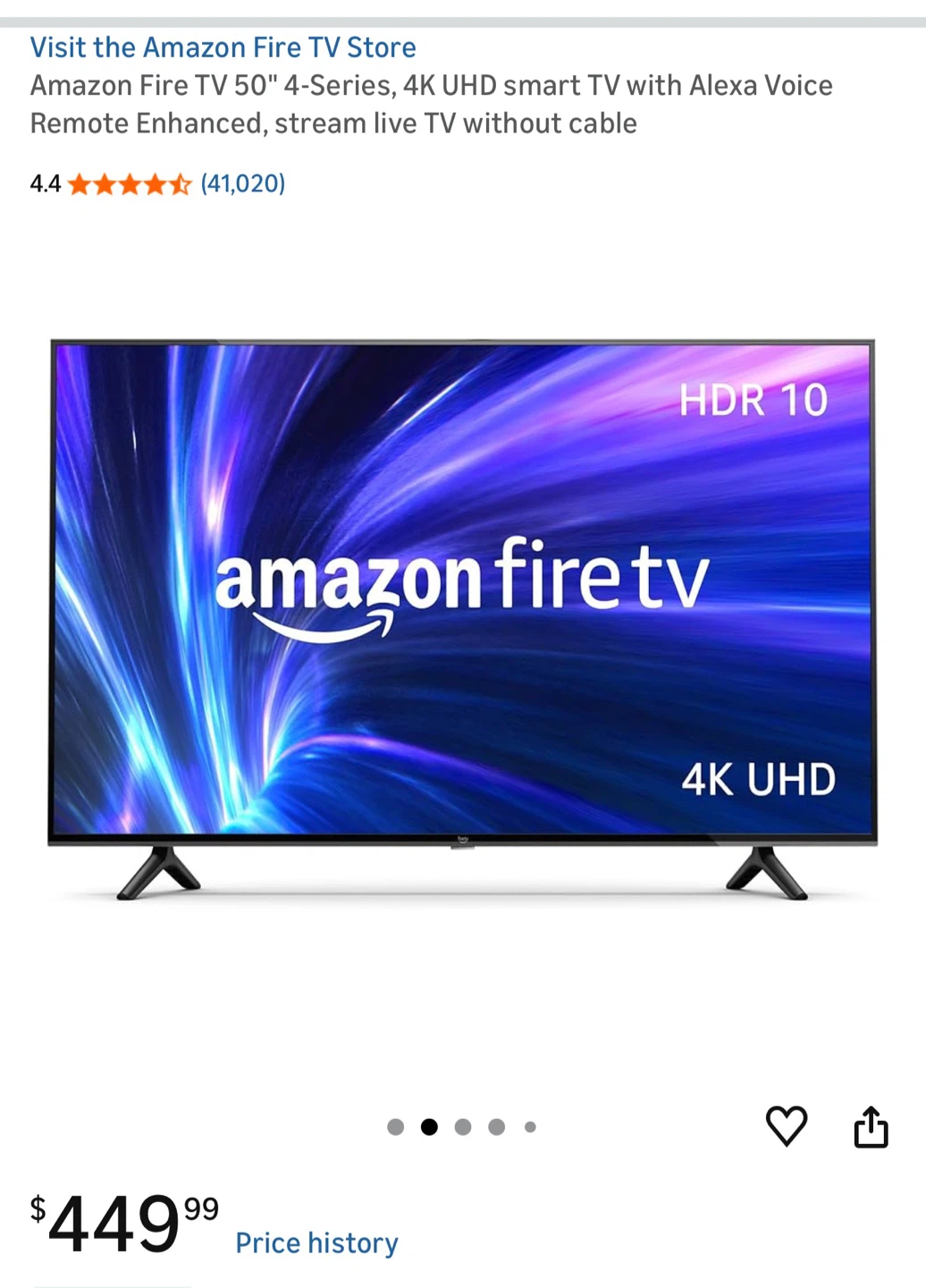 Amazon Fire TV 50" 4-Series 4K UHD Smart TV - photo 3
