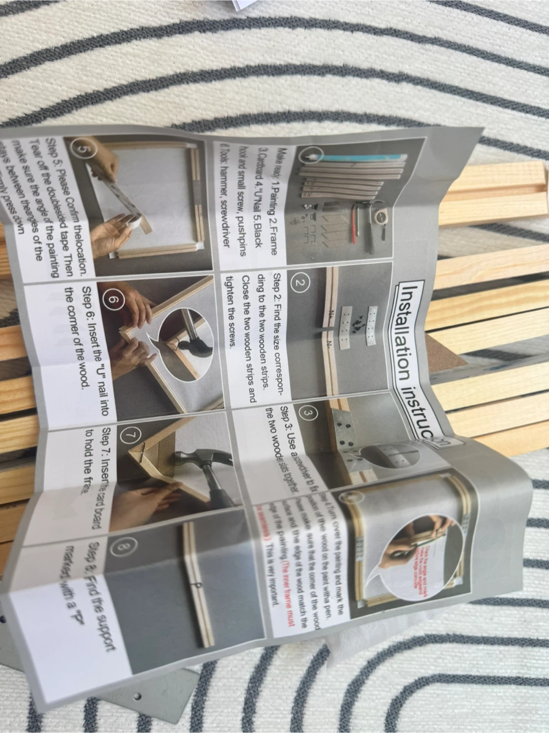 Solid Wood Frame for Canvas Art - DIY Kit - photo 5