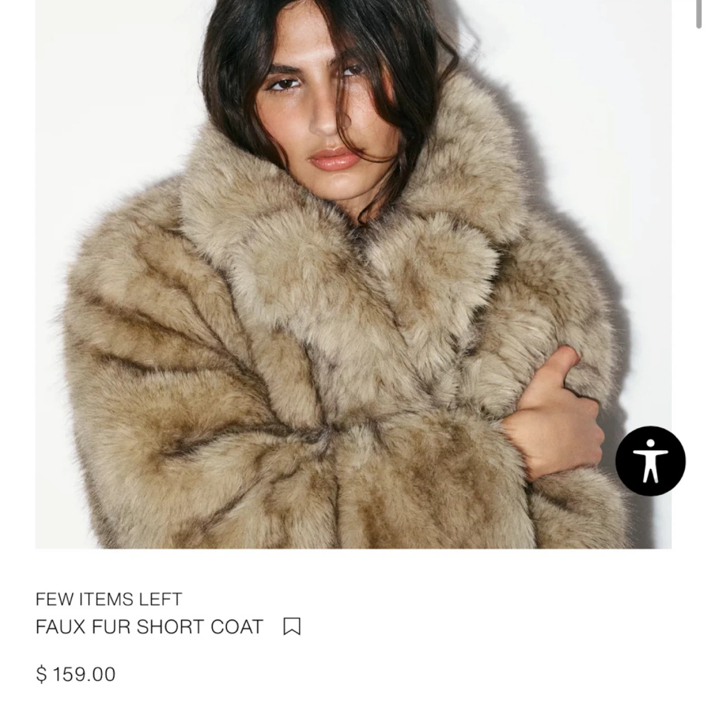 Zara faux fur jacket - photo 2