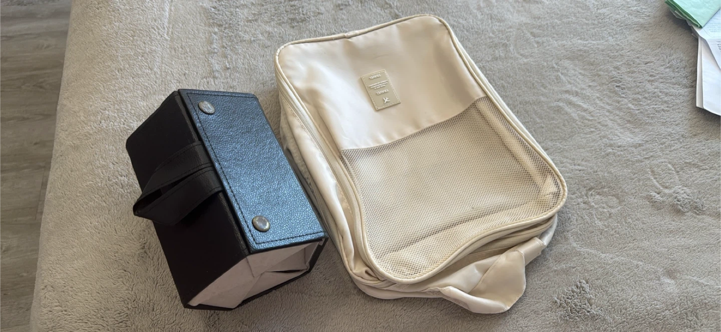 Travel Shoe Bag and Sunglasses Organizer Set - photo 5