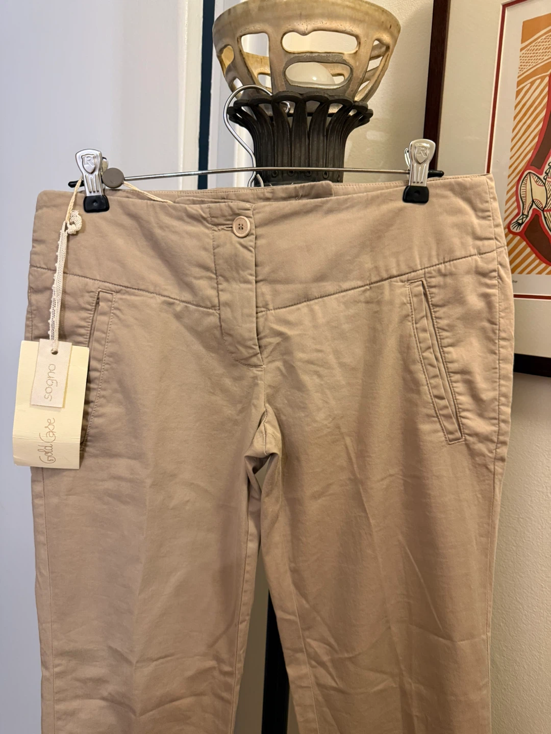 Gold Case Italian Cotton pants