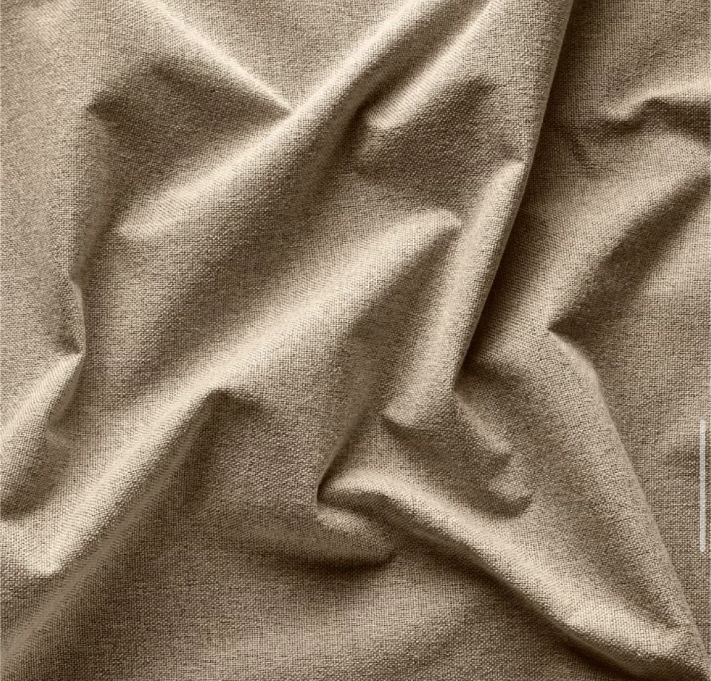 Adjustable Curtain Rod with Beige Fabric - photo 5