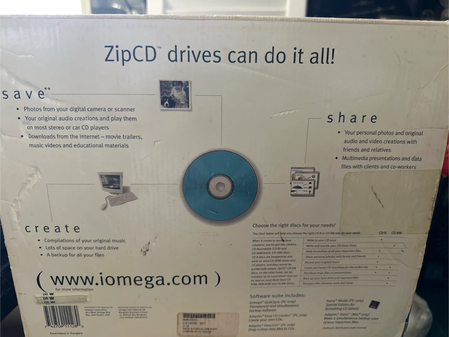 Iomega Zip CD CD-RW Drive 650MB - photo 2