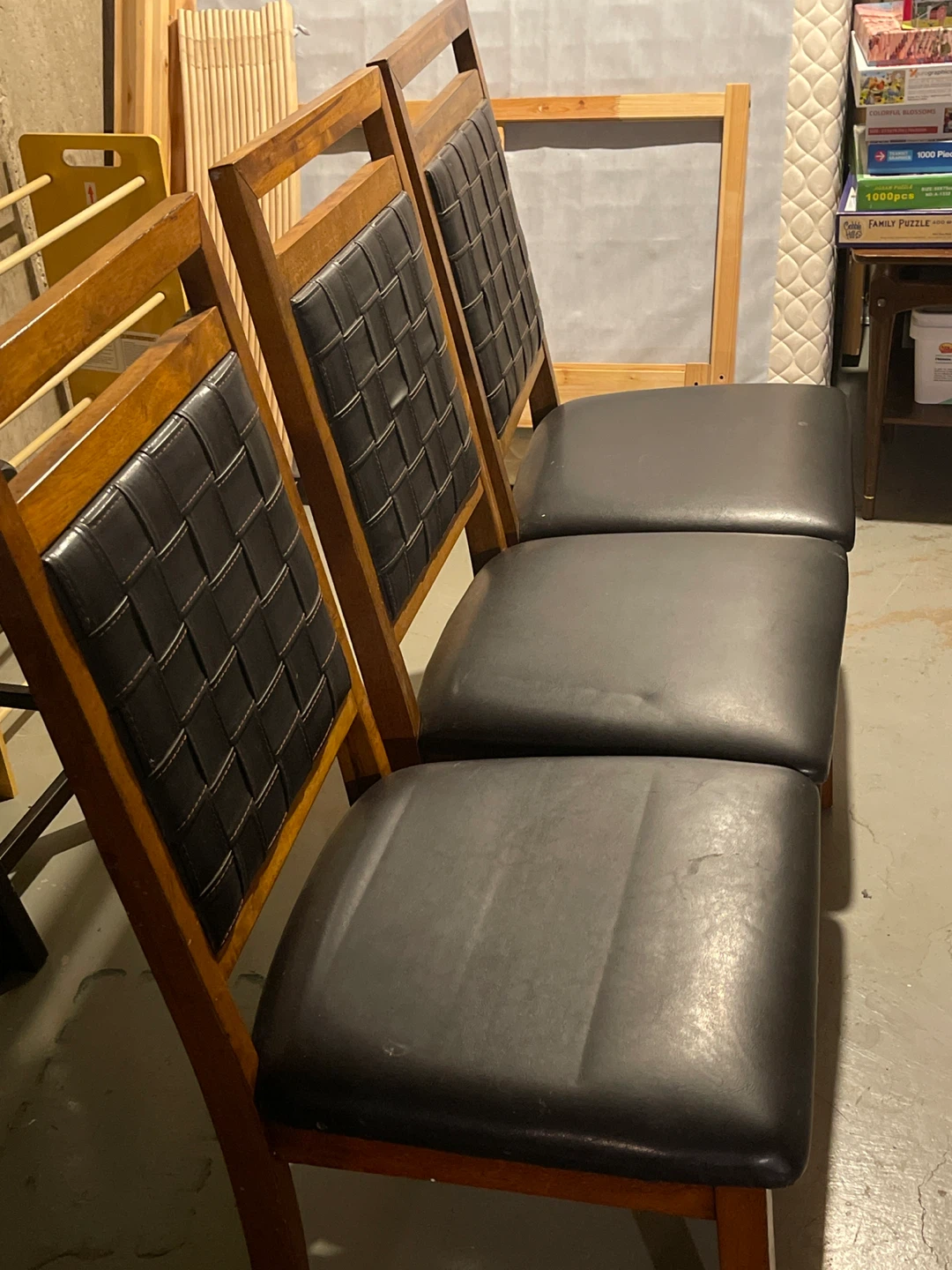 Set of 3 Dining Chairs - photo 2