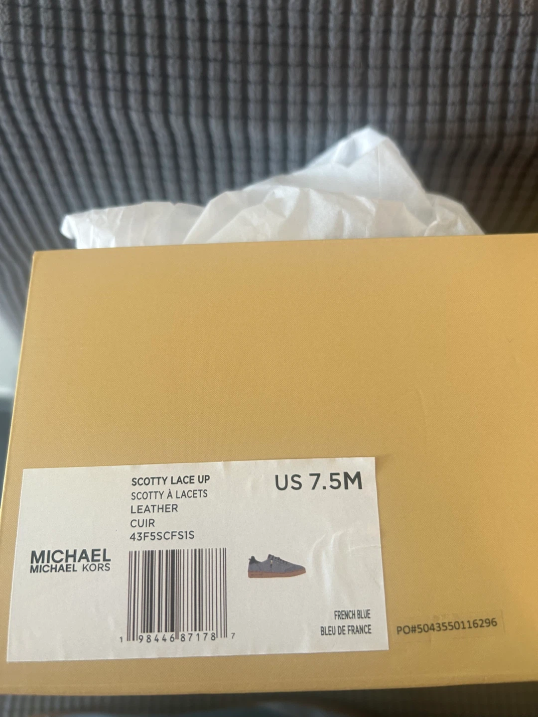 Michael Kors Scotty Lace Up Sneakers US 7.5M - photo 4