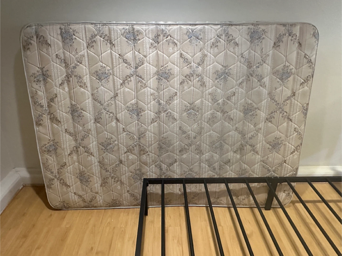 Mattress and Metal Bed Frame Queen - photo 2