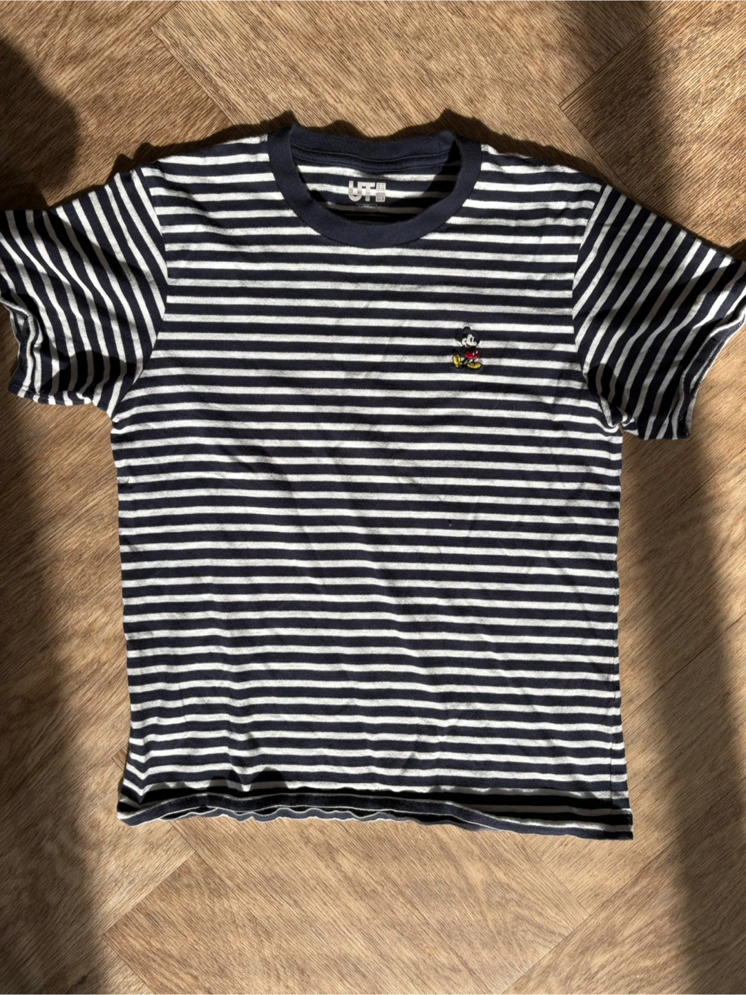 UNIQLO Mickey Mouse Striped T-Shirt