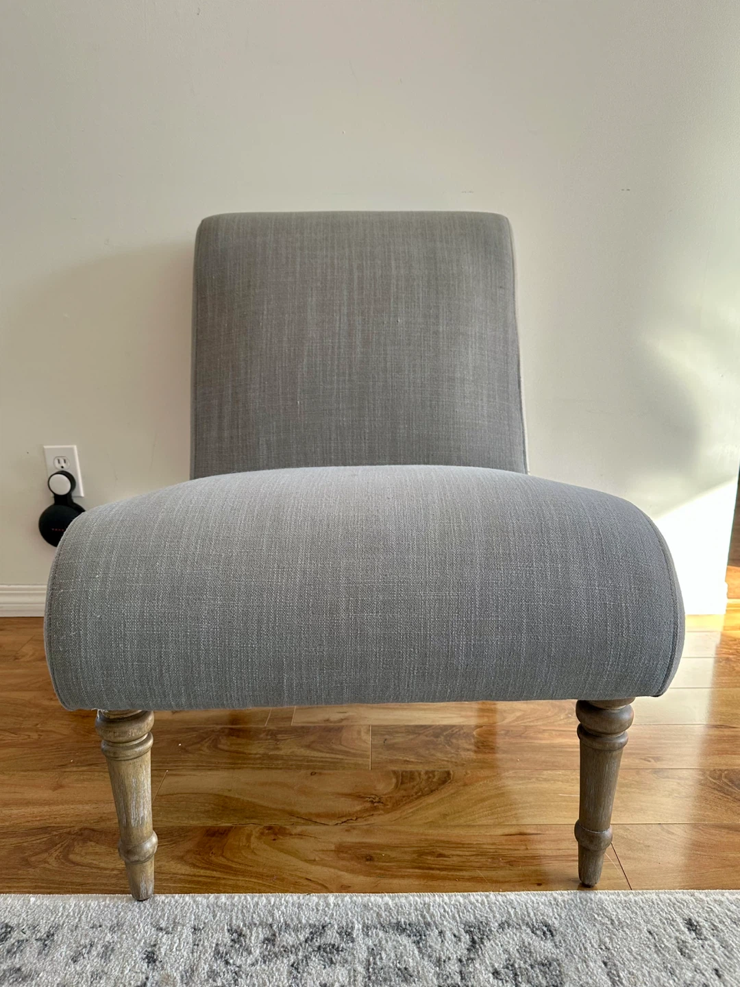 Grey Accent Slipper Chair - photo 2