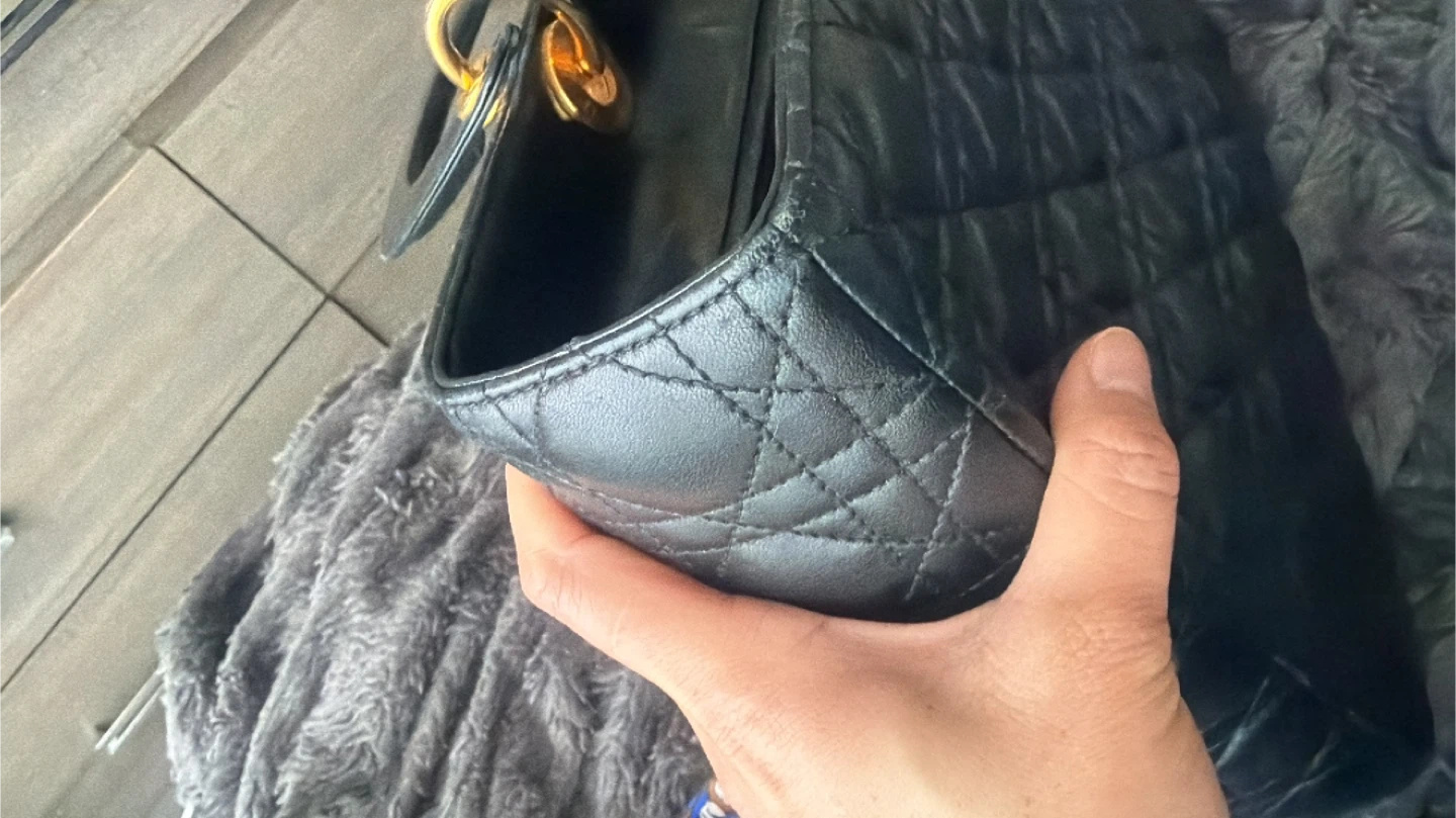 Christian Dior Black Quilted Leather Lady Dior Handbag - photo 3