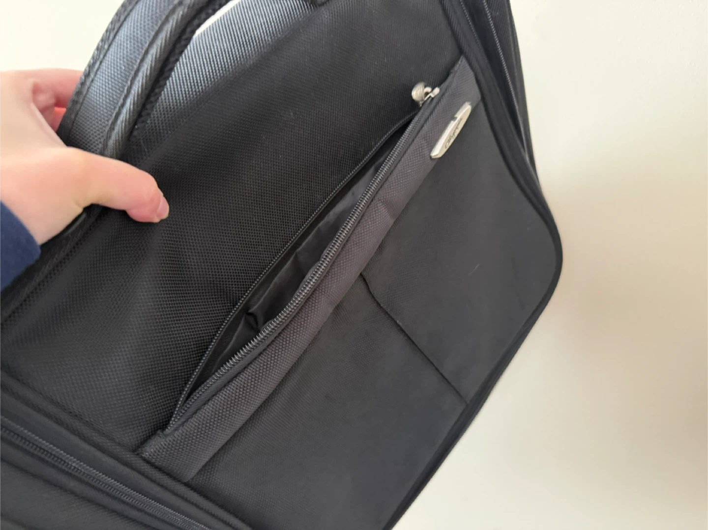 🧡 Large Laptop Briefcase (Black) - photo 3