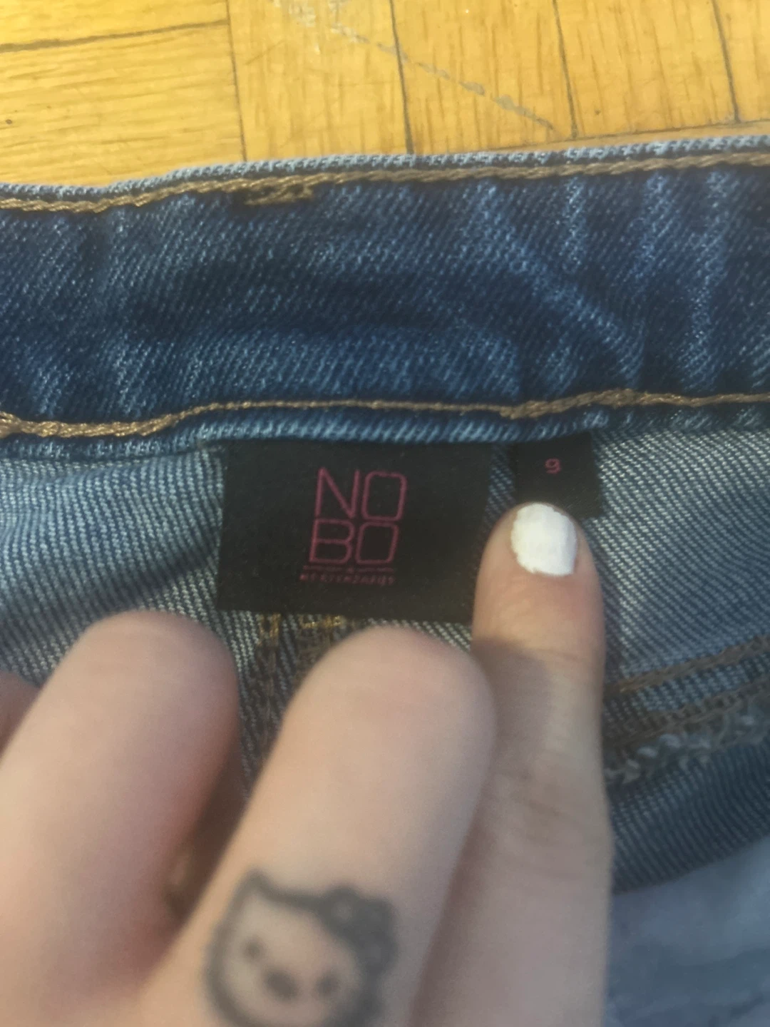 NOBO Distressed Denim Shorts Size 9 - photo 2