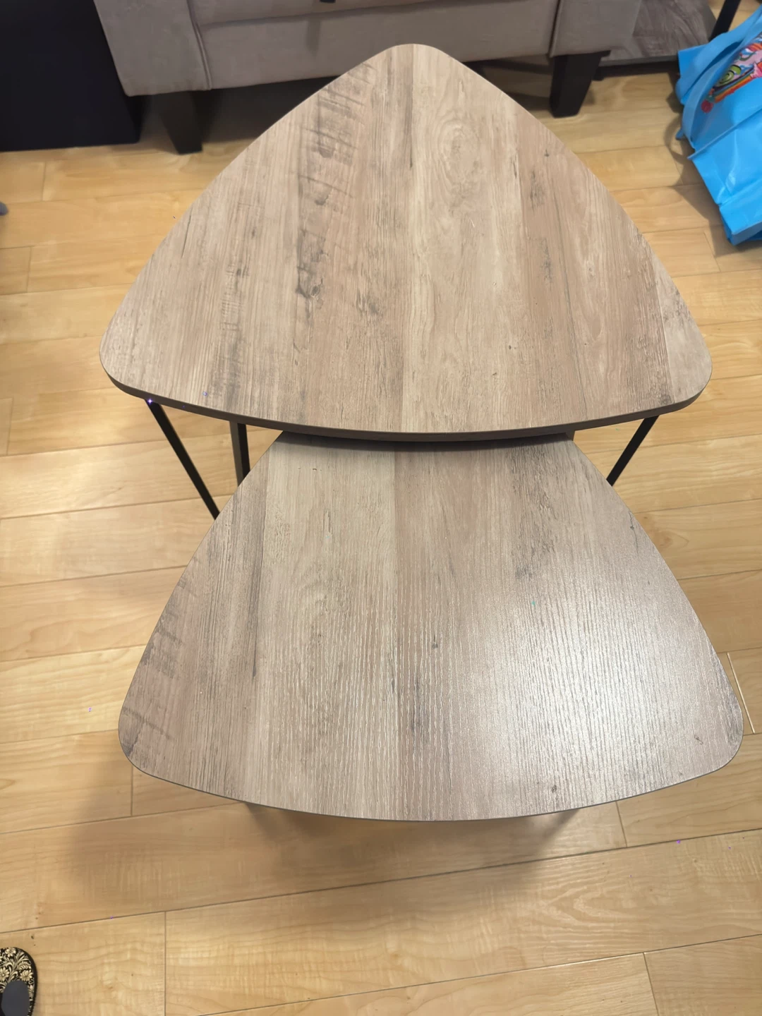 Nesting Triangle Coffee Tables