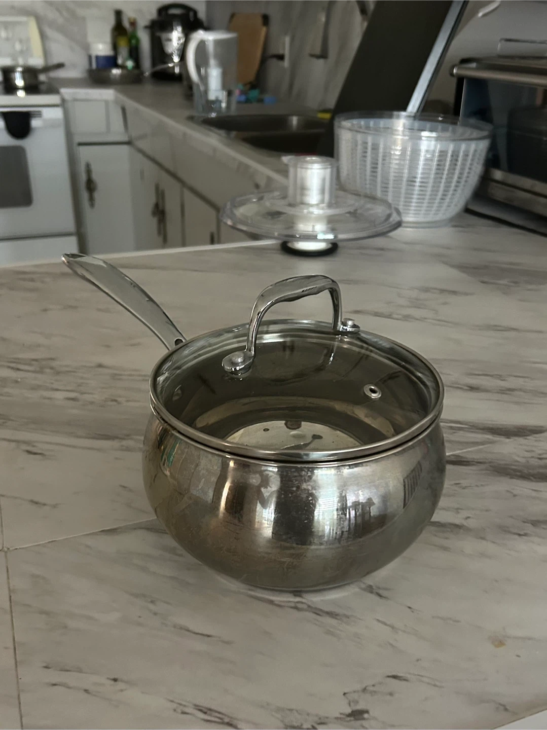 Stainless Steel Saucepan Pot with Glass Lid