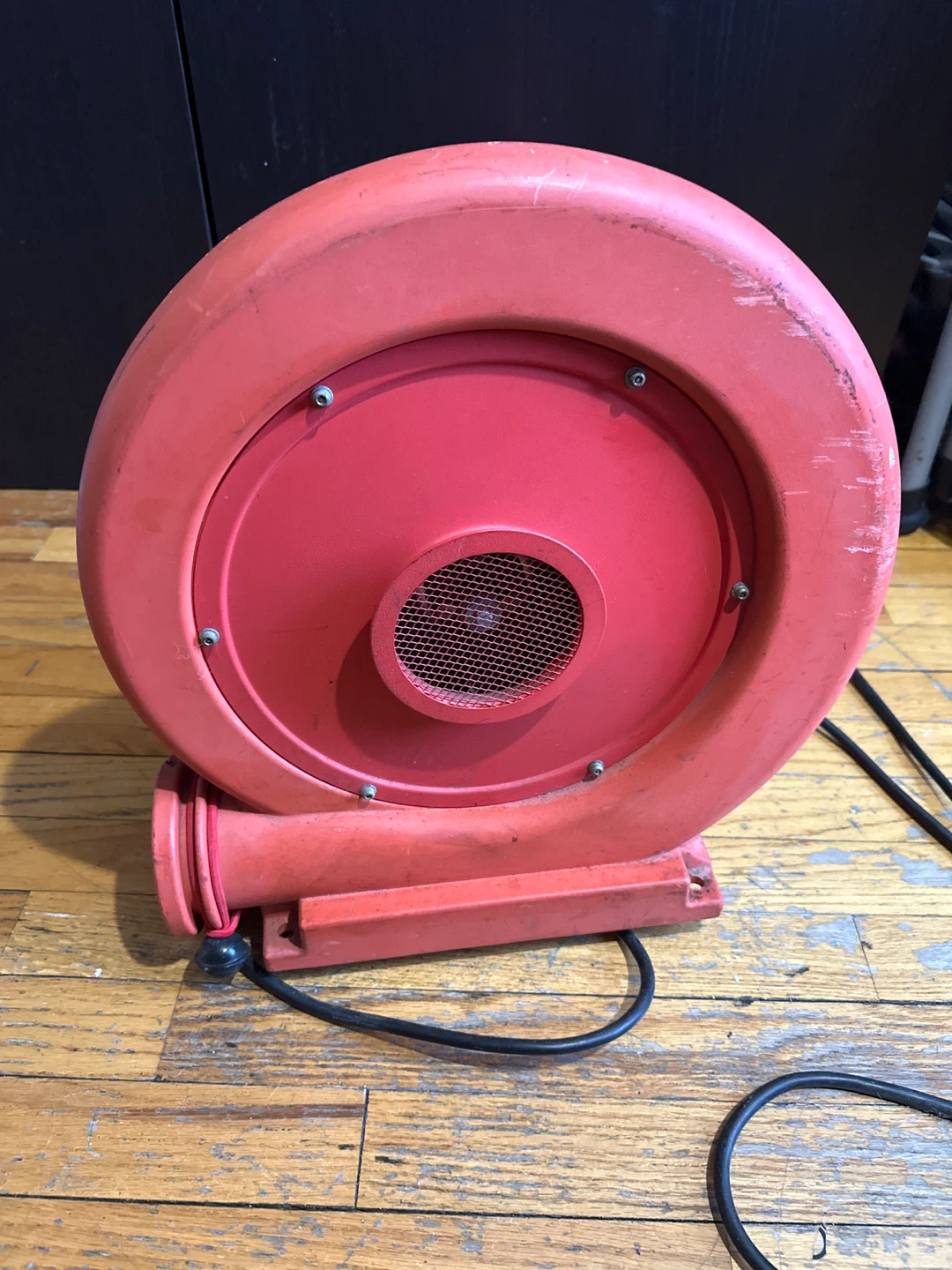 Red Industrial Blower Fan