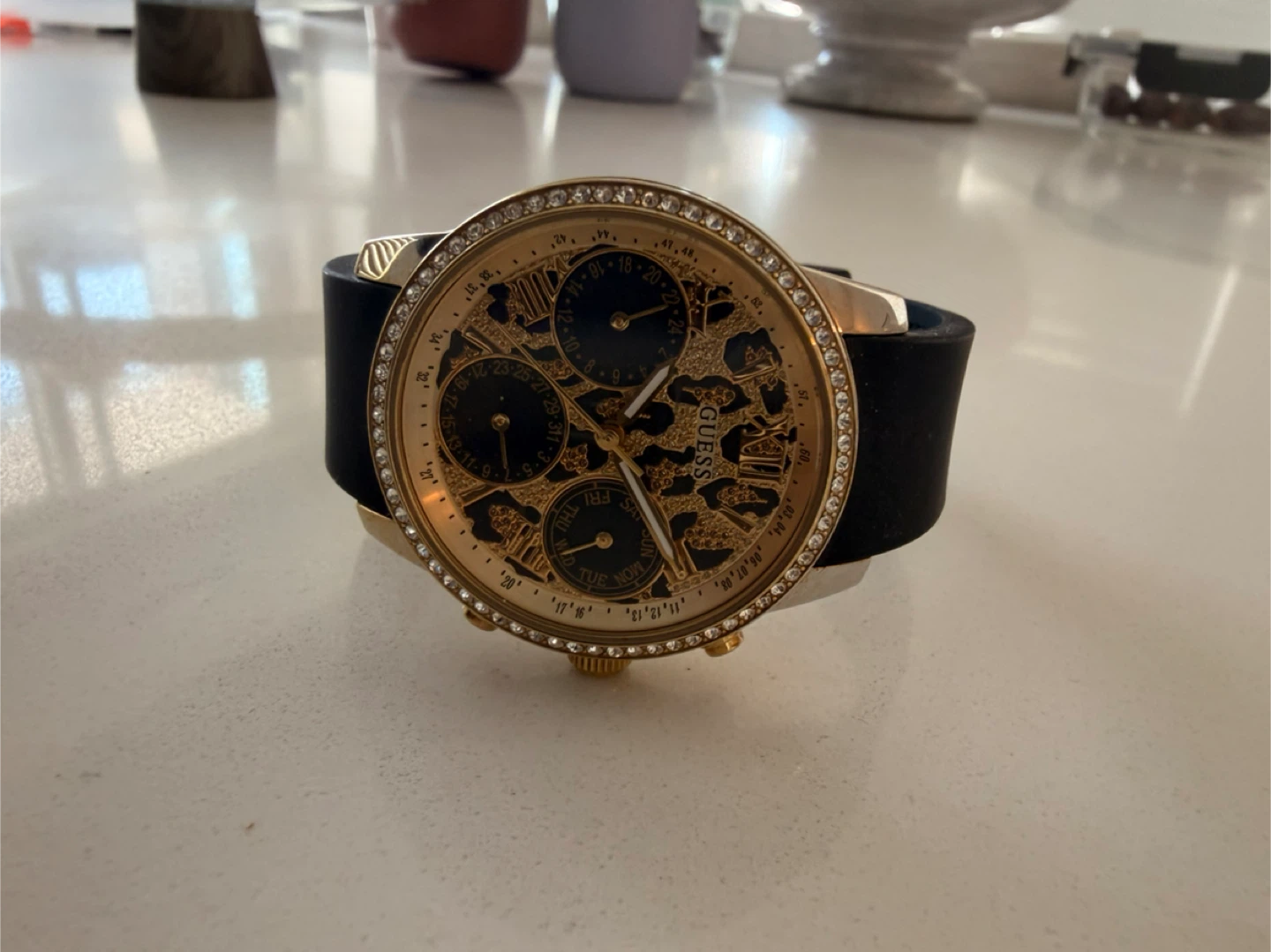 Guess Gold Tone Multifunction Watch - photo 4