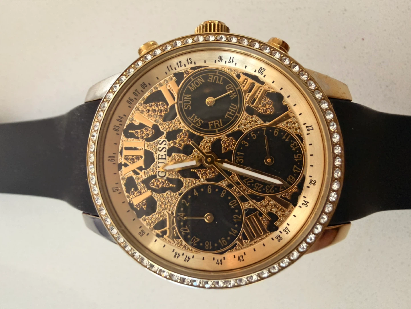 Guess Gold Tone Multifunction Watch - photo 2