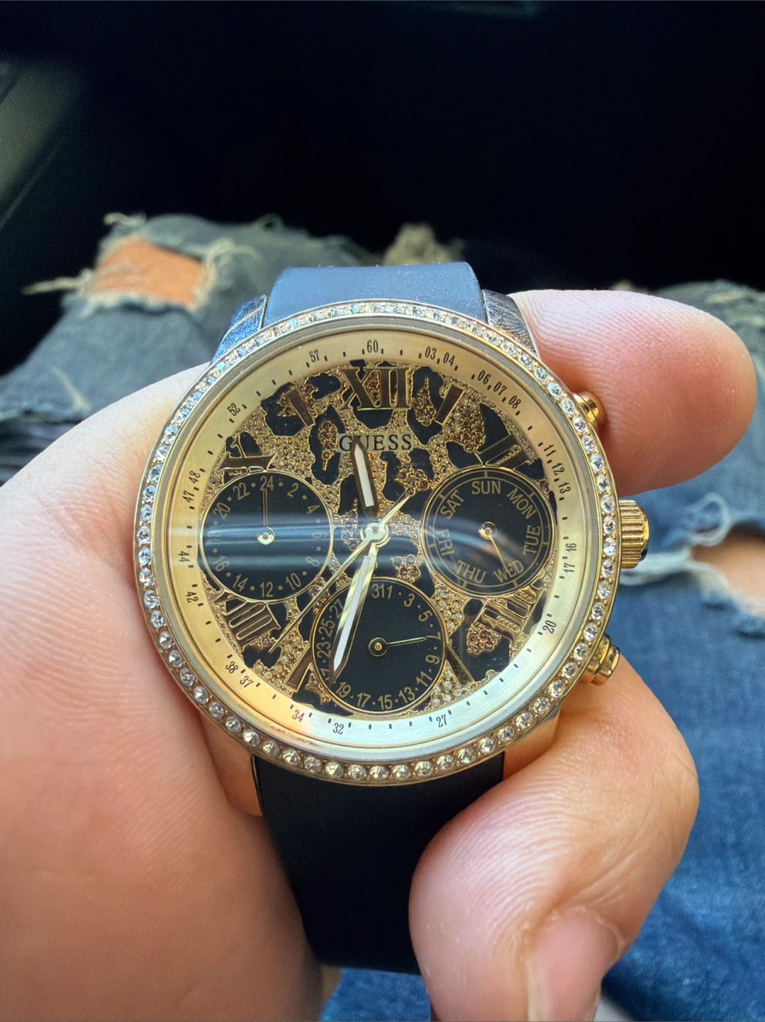 Guess Gold Tone Multifunction Watch - photo 3