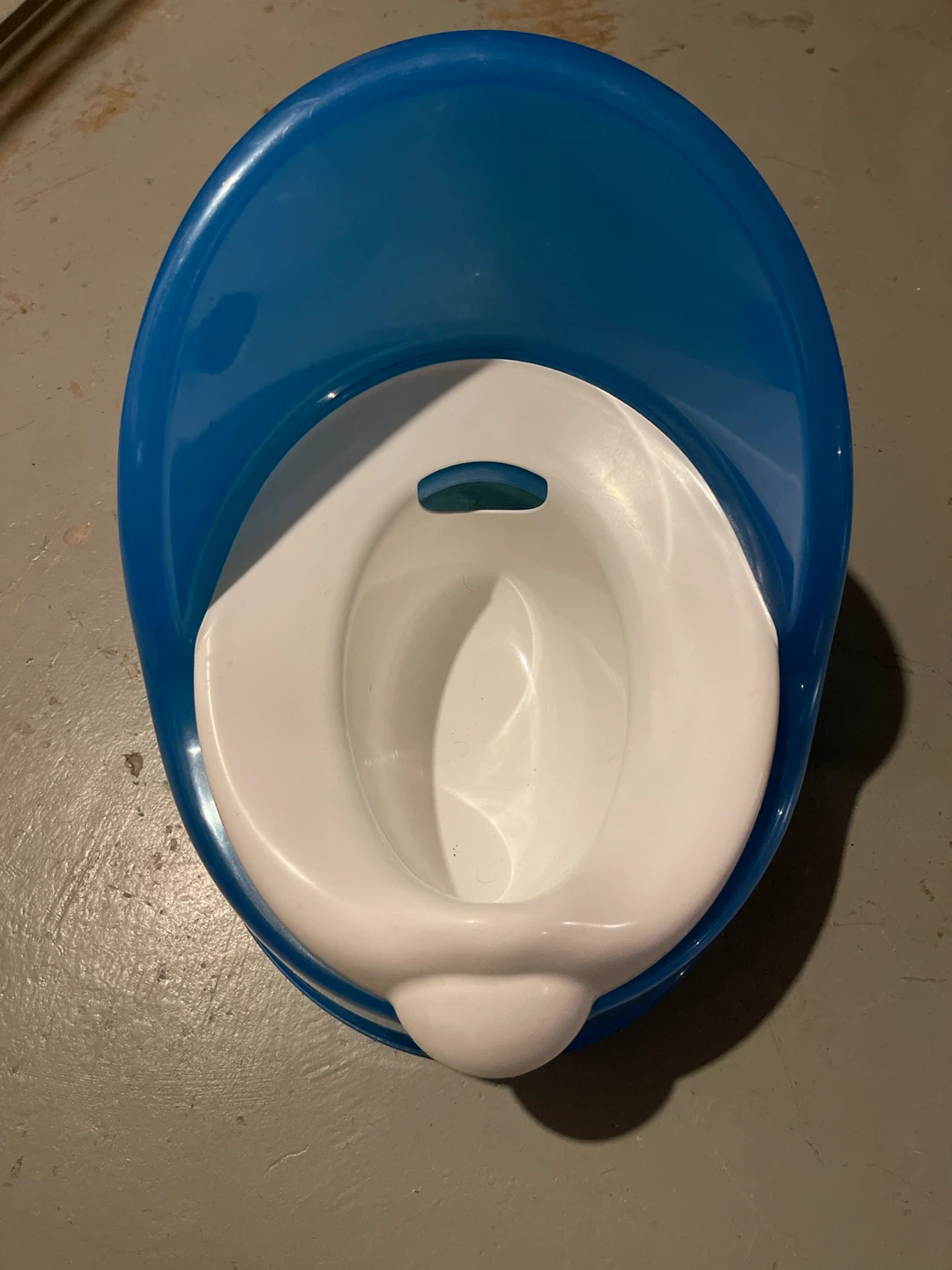 Blue toddler potty training seat
