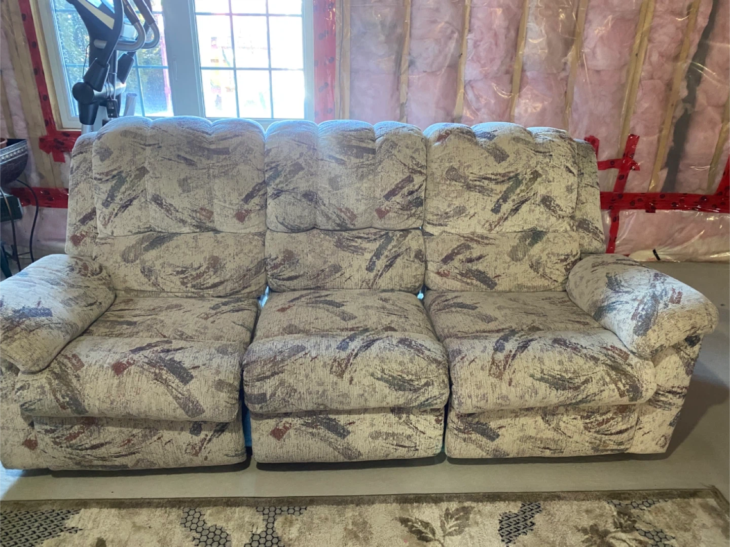 Three-Seater Reclining Sofa