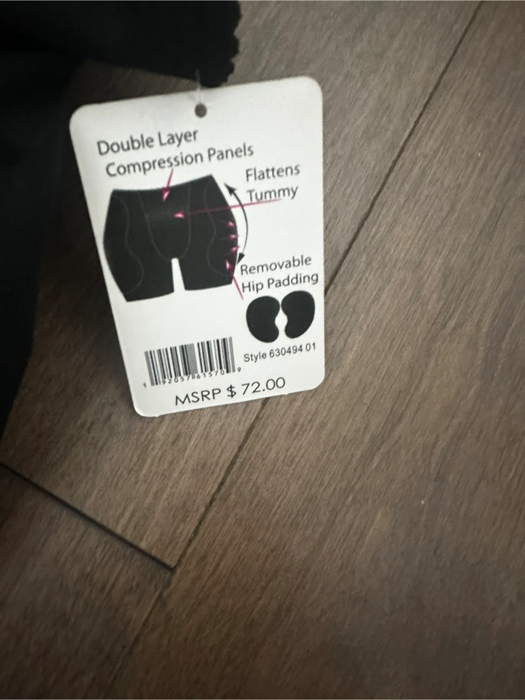 NEW Padded Hip Shapewear Short - photo 3