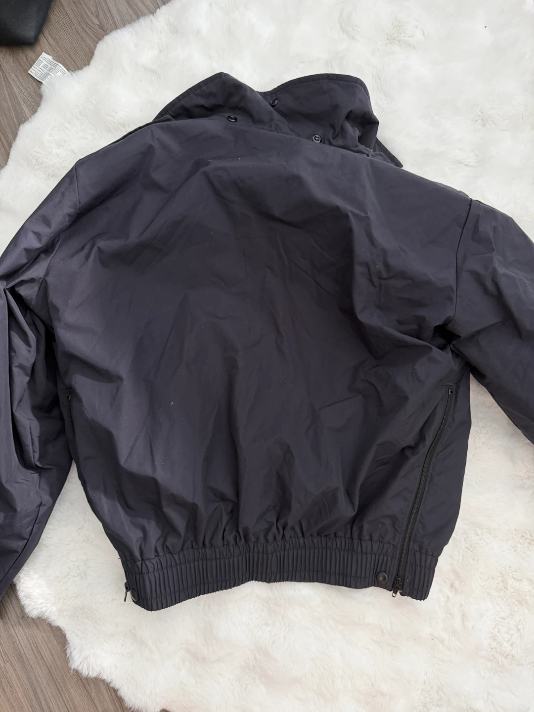 Navy windbreaker/utility jacket - photo 2