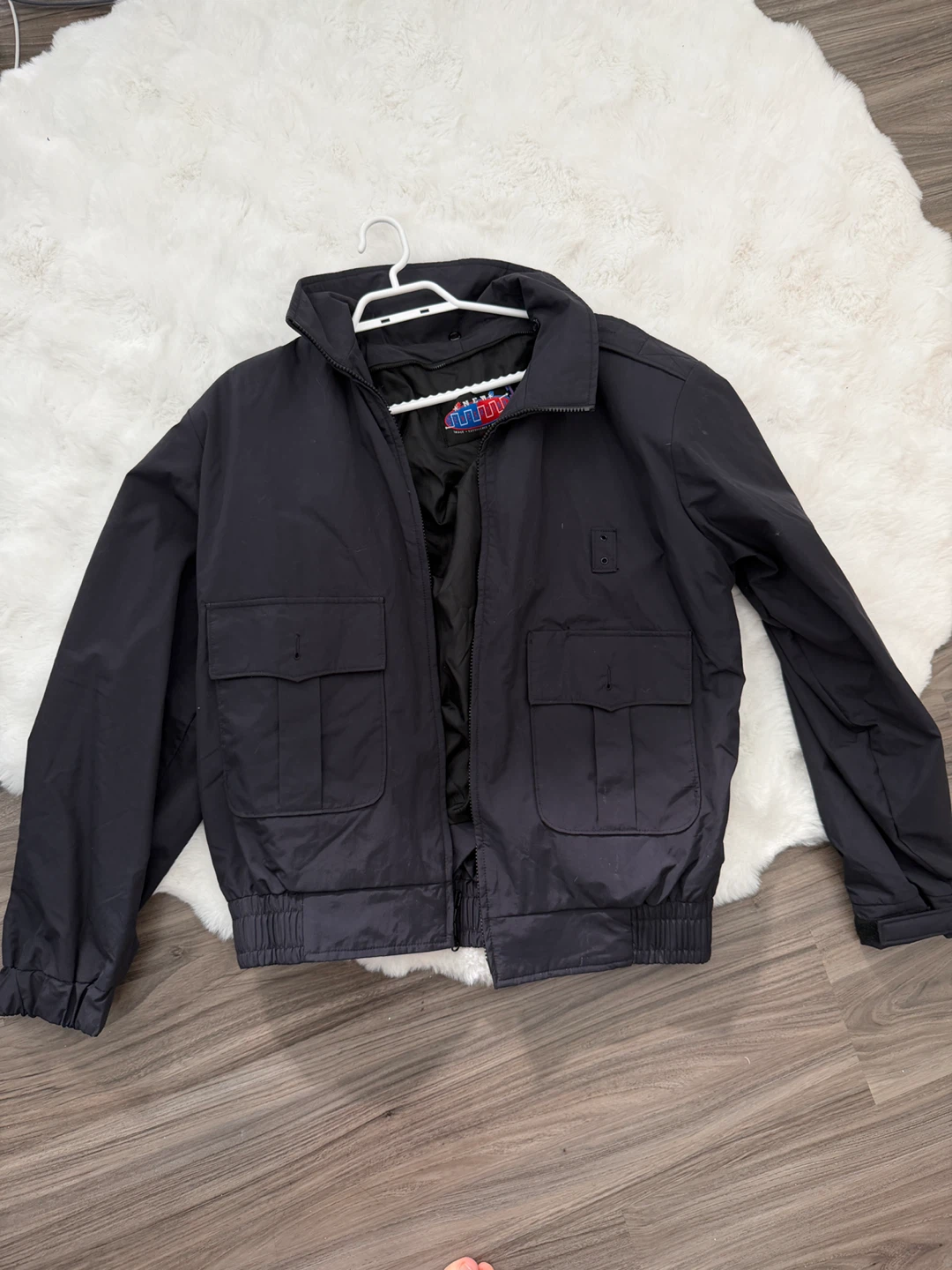 Navy windbreaker/utility jacket