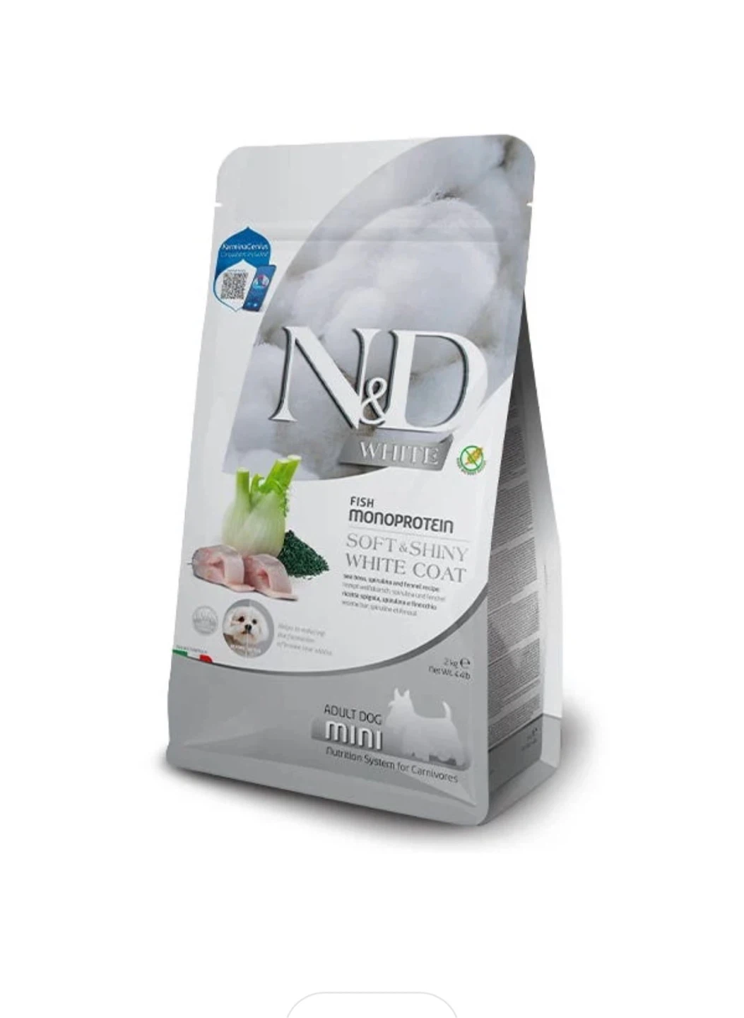 N&D White Fish Monoprotein for White Coat Dog Food