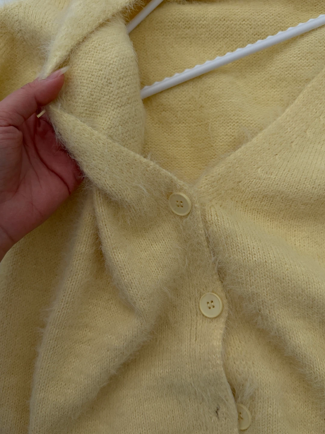 MUSERA Yellow Knit Cardigan - photo 2