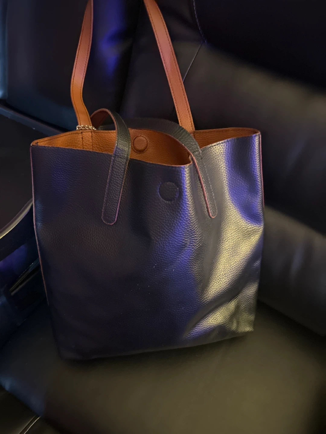 Rosetti Reversible Tote Bag - Black/Brown - photo 3