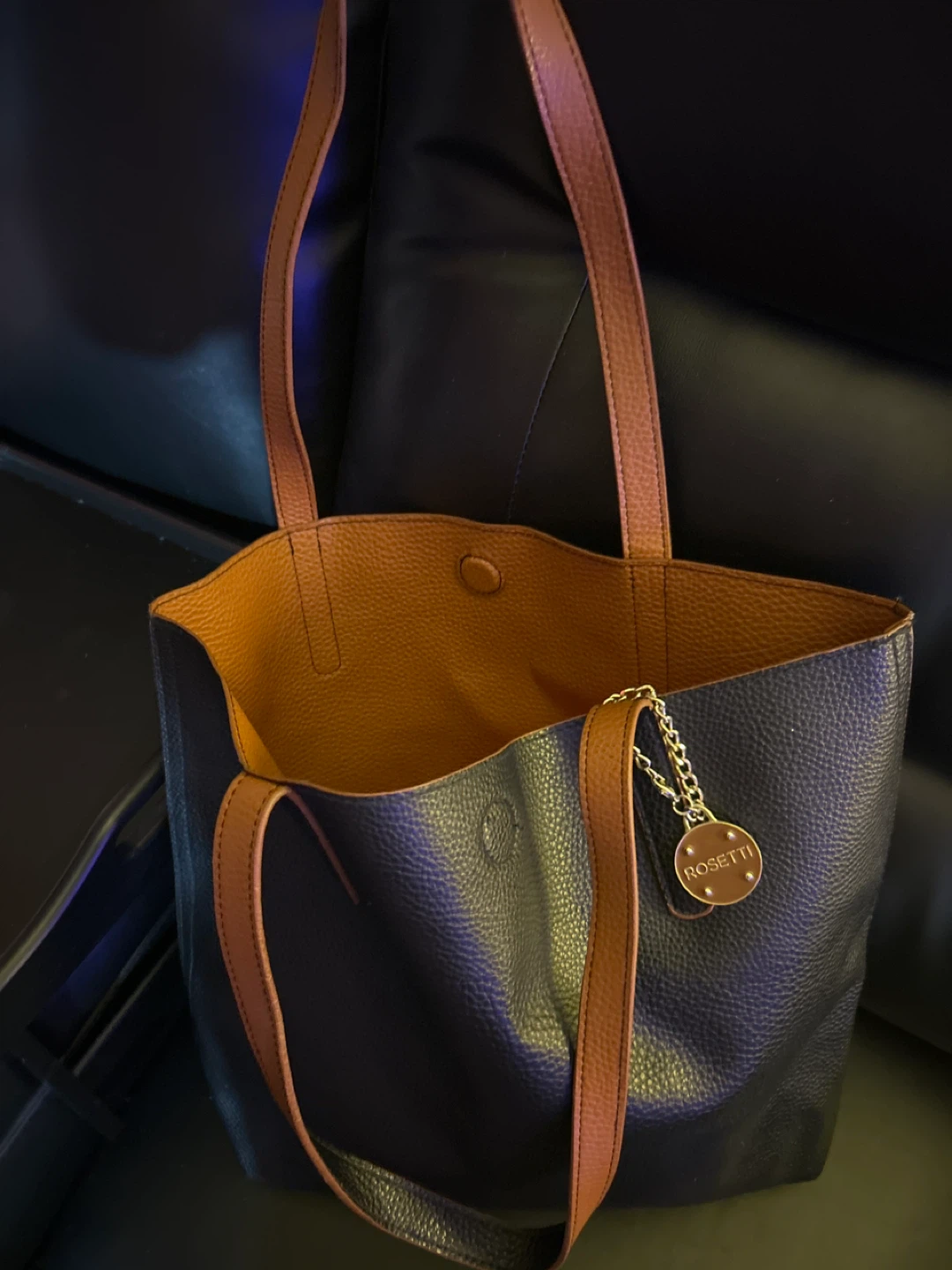 Rosetti Reversible Tote Bag - Black/Brown - photo 2