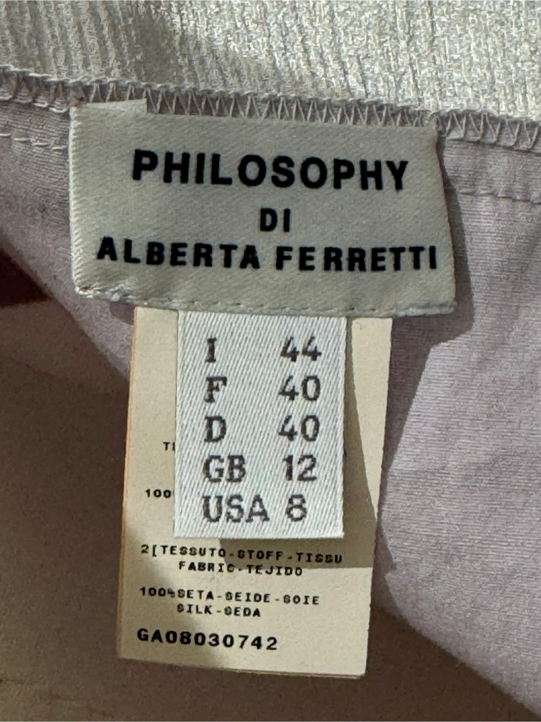 Philosophy di Alberta Ferretti Silk Blend Top - photo 3