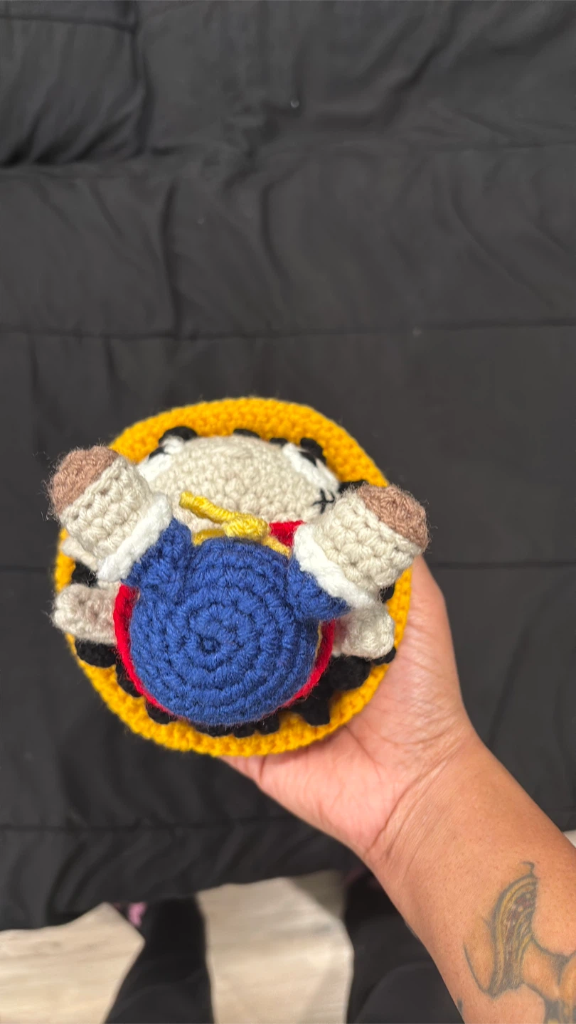 Handmade Crochet Monkey D. Luffy Amigurumi Doll - photo 5