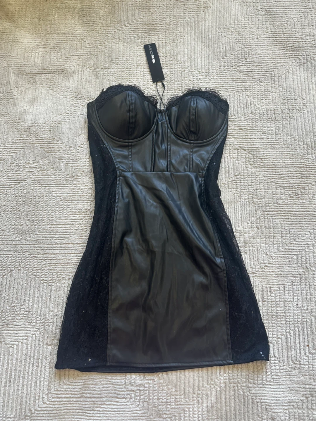 NEW Fashion Nova Black Corset Dress - photo 3