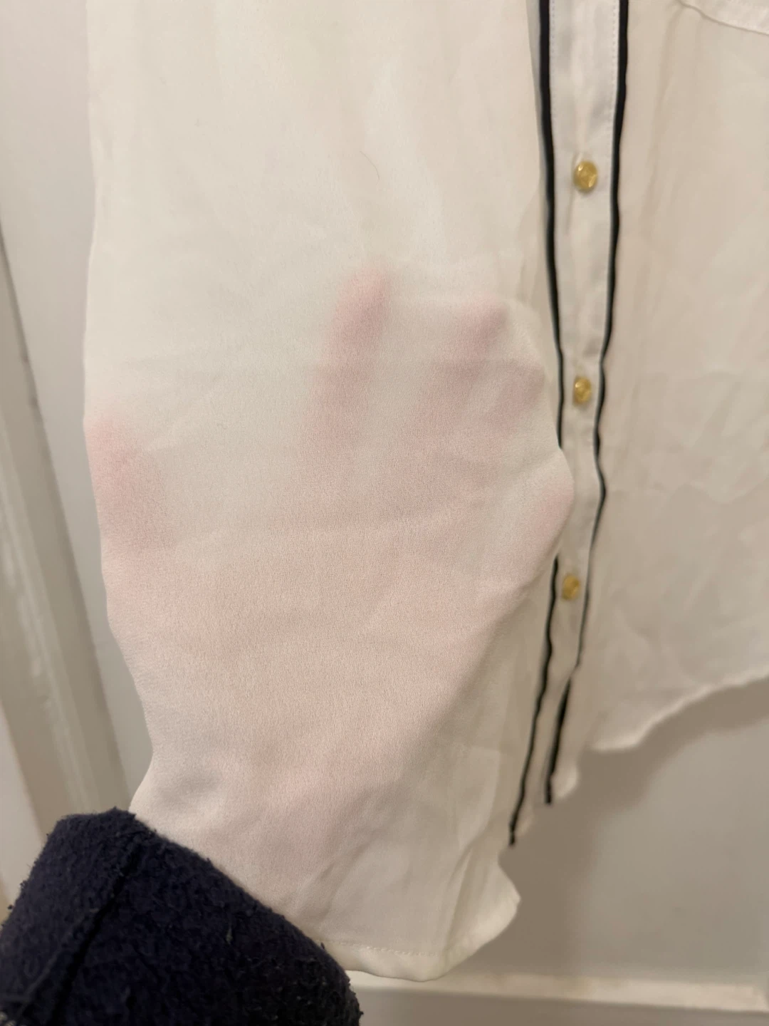 Liz Claiborne White Sleeveless Sheer Blouse - PS - photo 2