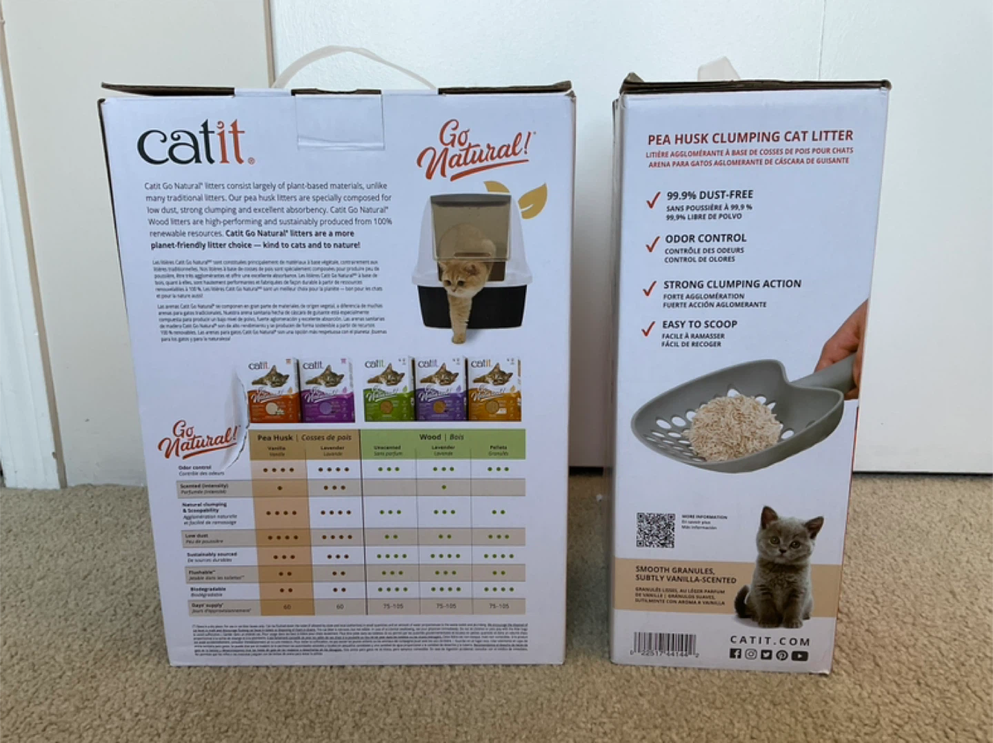 2 boxes of Catit Go Natural Cat Litter $15 each - photo 2