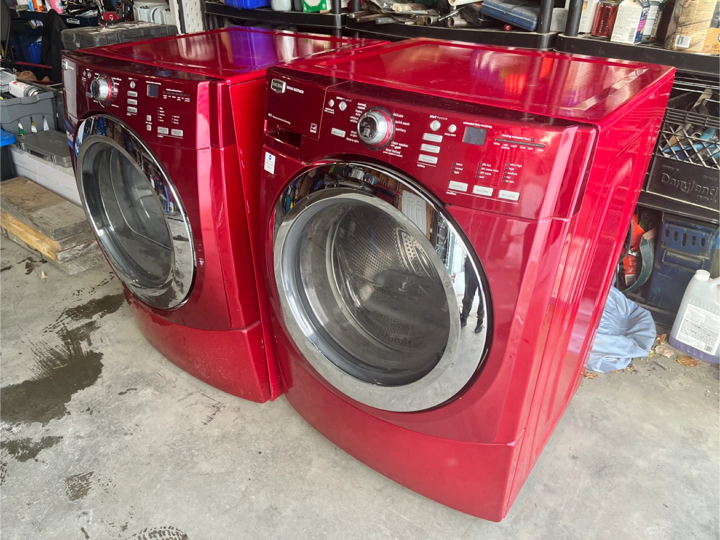 Maytag 3000 Series Front Load Washer and Dryer Set - Red - photo 2