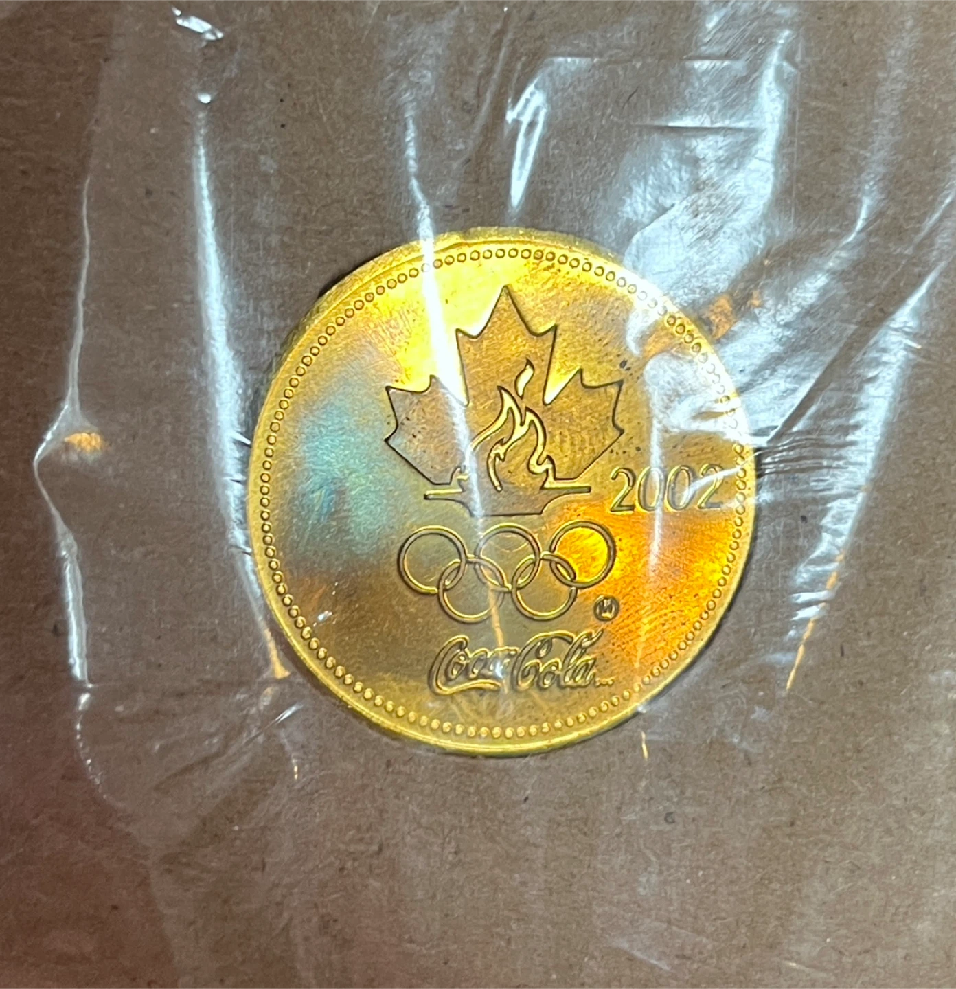 Coca-Cola 2002 Canadian Olympic Team Rob Blake Coin - photo 2