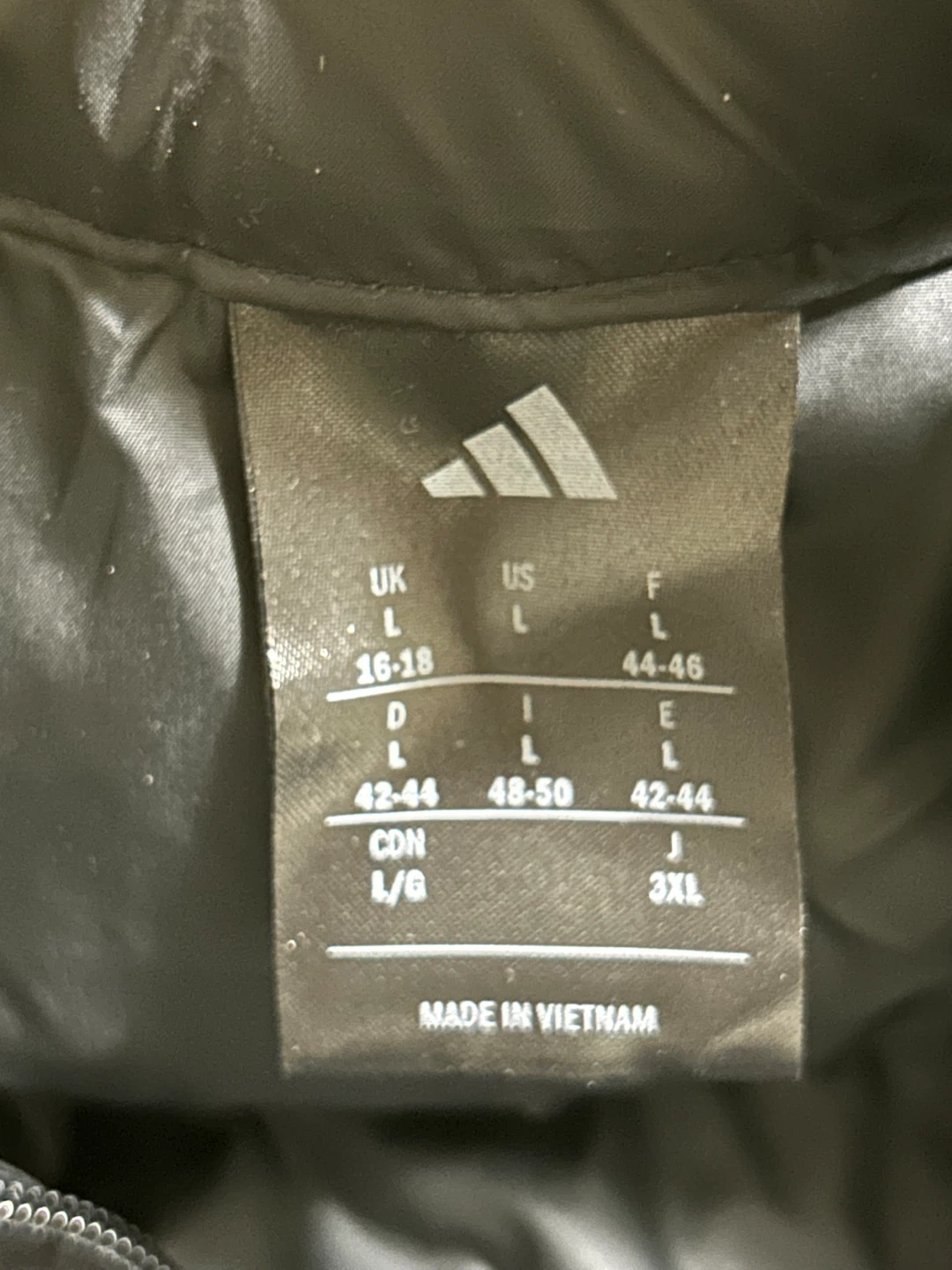 Adidas Puffer Jacket - Black - photo 3