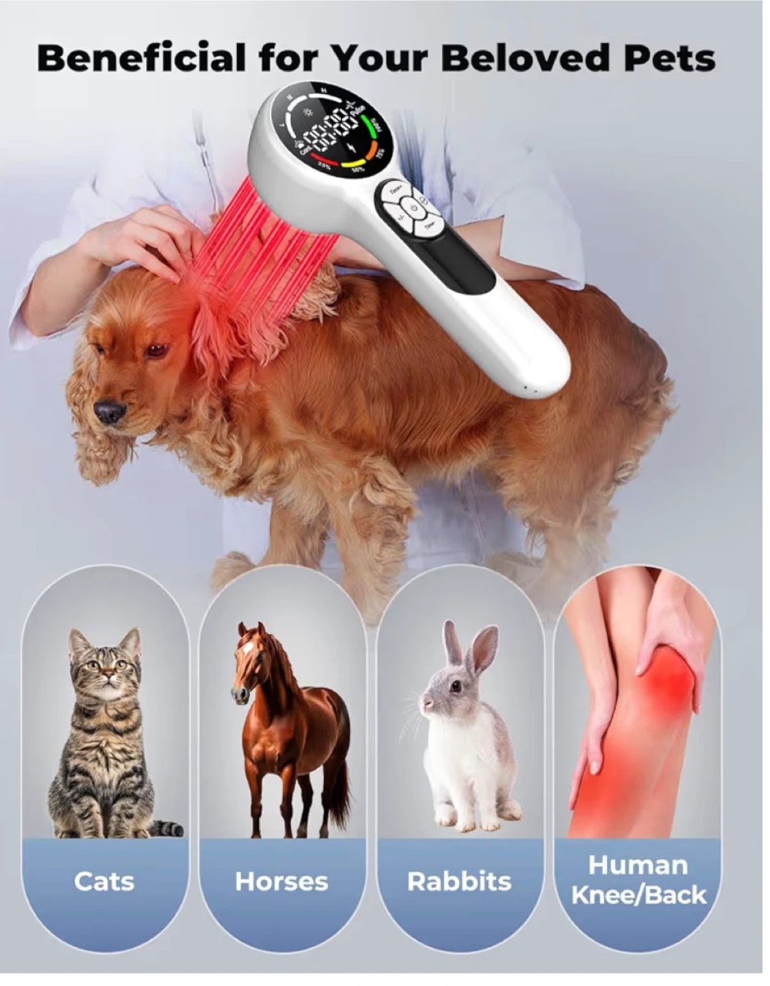 Infrared and Red Light Therapy Device for Human & Pet - photo 4