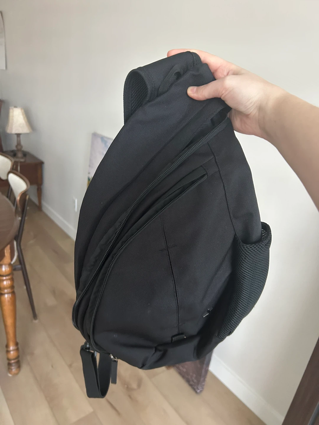 Black Sling Backpack