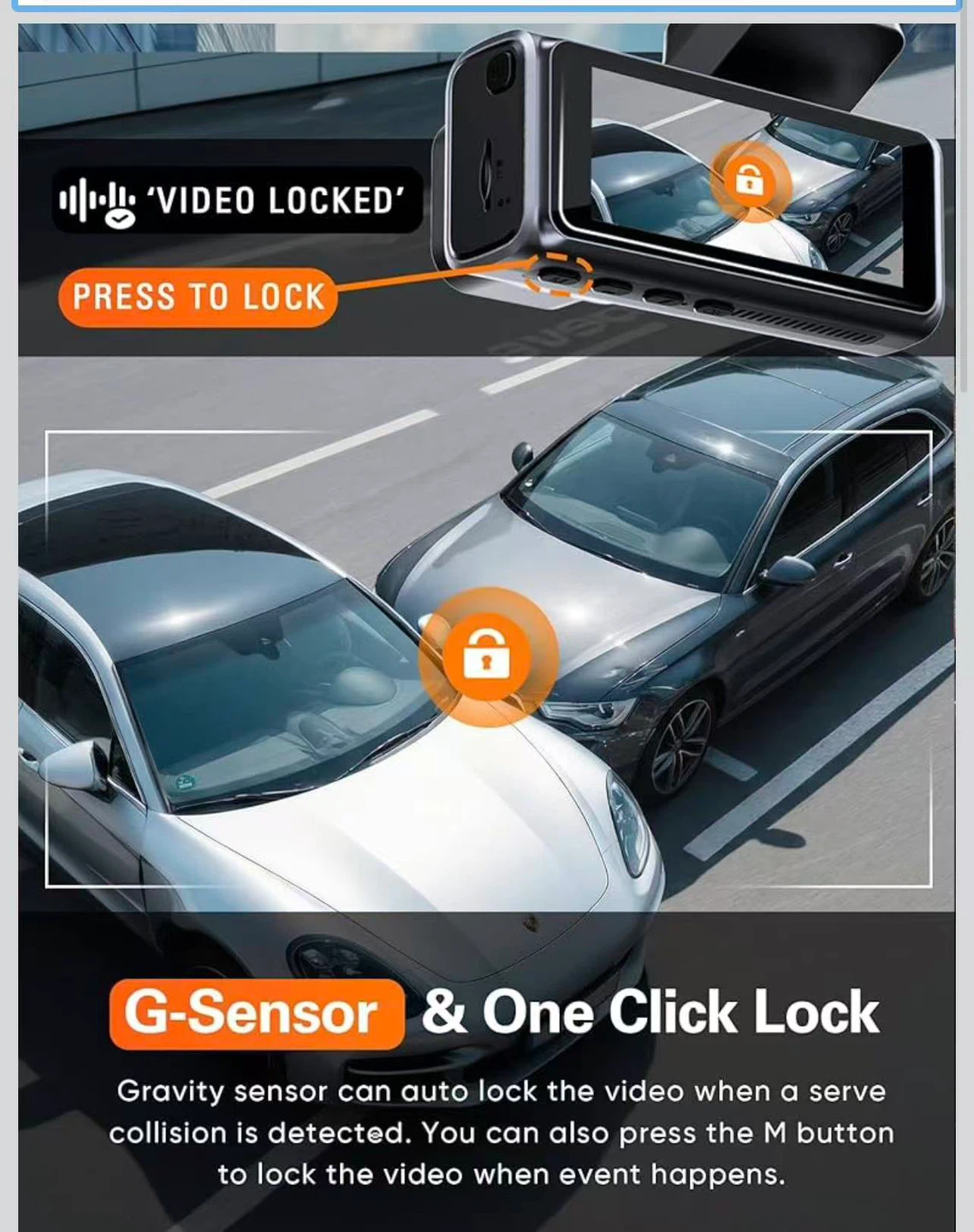 4K Dash Cam with 64GB SD Card - photo 2
